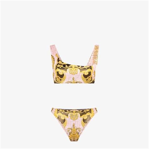 fendi swimwear two piece|Fendi high waisted bikini.